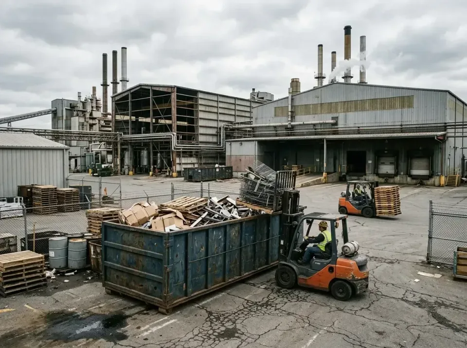 industrial-factory-scrap-conta-003 — frequently asked questions, Cheap Roll-off Dumpster Rentals in Bangor, MI